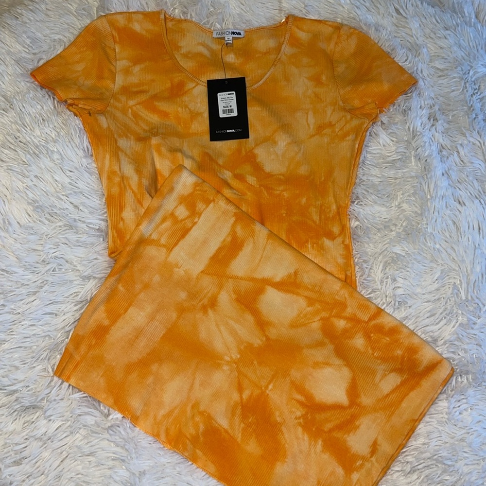 Fashion Nova Watch Me Tie Dye Mini Dress size medium NWT